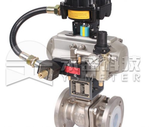 Отсечный шаровый кран с фтористым покрытием ?O?