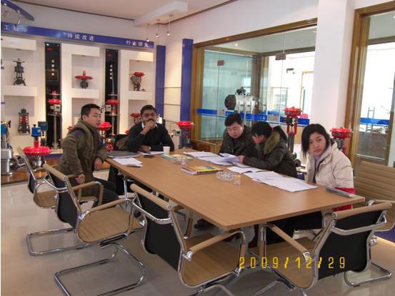 12月29日印度某公司項(xiàng)目負(fù)責(zé)人來我公司參觀考察